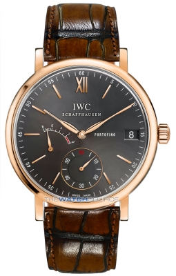 Buy this new IWC Portofino Hand Wound Eight Days 45mm iw510104 mens watch for the discount price of £16,020.00. UK Retailer.